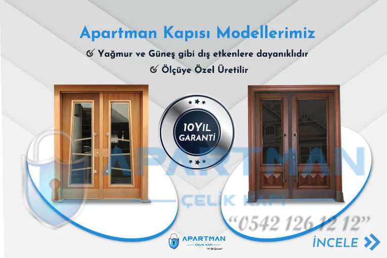 Dış Etkenlere Dayanıklı Apartman Kapısı Modelleri İndirimli Çelik Bina Kapısı Modelleri